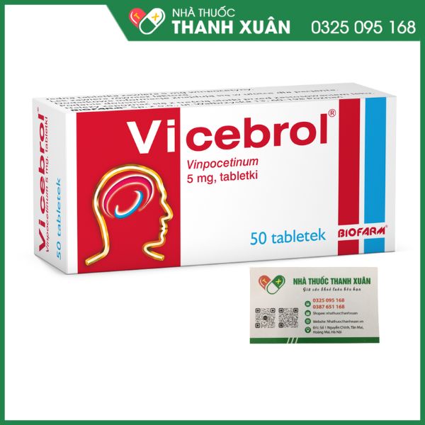 Vicebrol - Thuốc điều trị rối loạn tuần hoàn máu não
